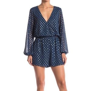 Show Me your MuMu Kelsey Romper in Stardust, M